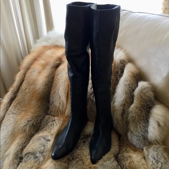 📌📌📌SOLD📌📌📌Over The Knee Boots Black - Picture 2 of 8